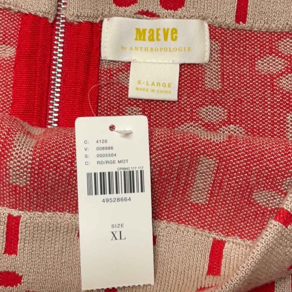 Maeve Anthropologie Quant Mini Skirt XL - Picture 8 of 11